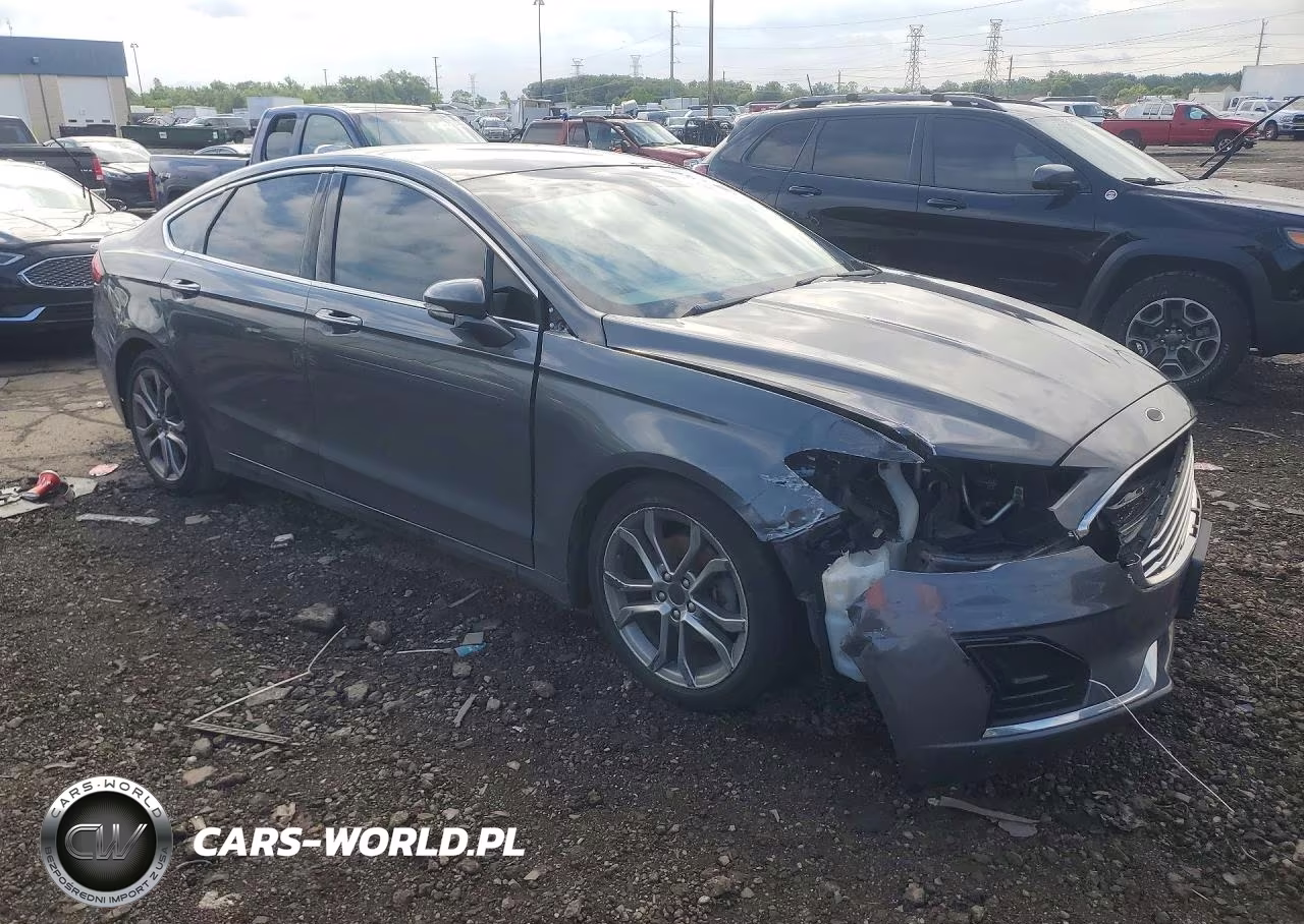 2019 Ford Fusion Sel VIN:3FA6P0CD0KR140580 - 4