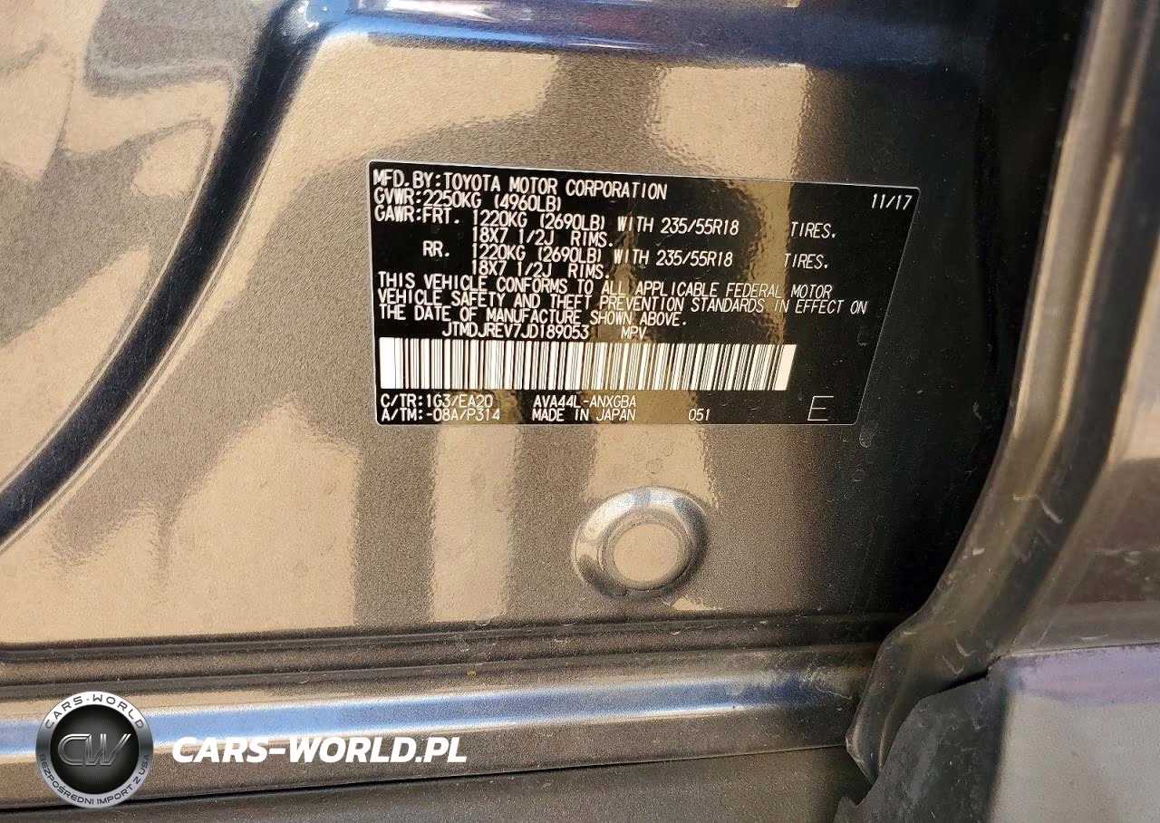2018 Toyota Rav4 Hv Limited VIN:JTMDJREV7JD189053 - 12