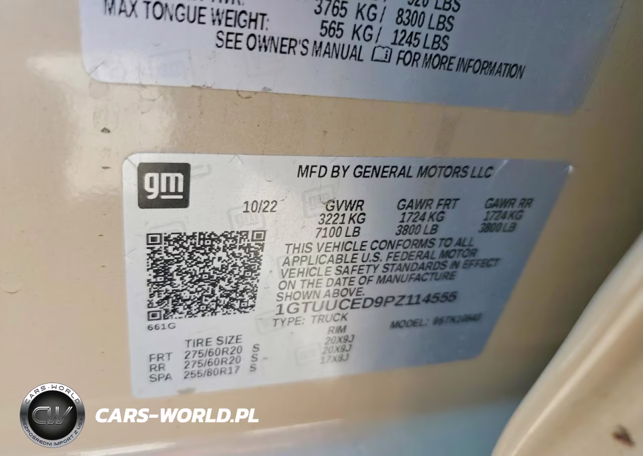 2023 GMC Sierra K1500 Elevation VIN:1GTUUCED9PZ114555 - 12