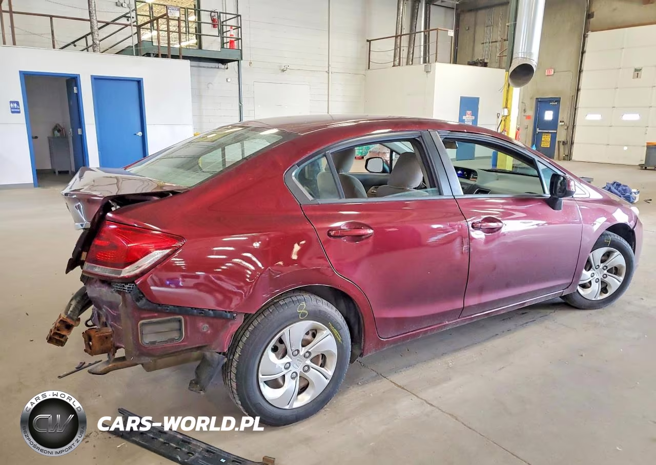2013 Honda Civic Lx VIN:19XFB2F53DE029492 - 3