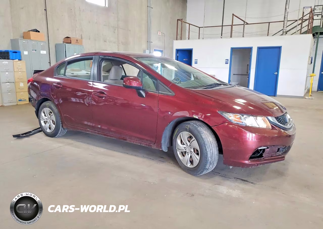 2013 Honda Civic Lx VIN:19XFB2F53DE029492 - 4