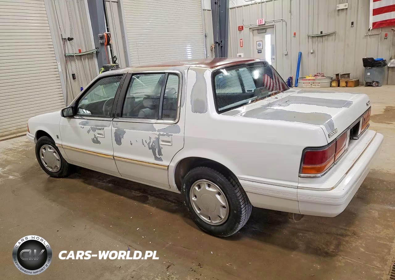 1991 Dodge Spirit VIN:1B3XA4637MF678124 - 2