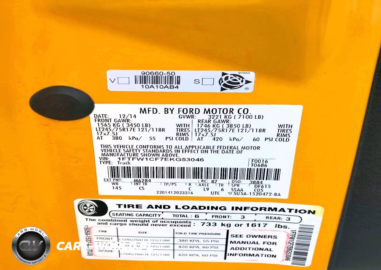 2014 Ford F150 Supercrew VIN:1FTFW1CF7EKG53046 - 12