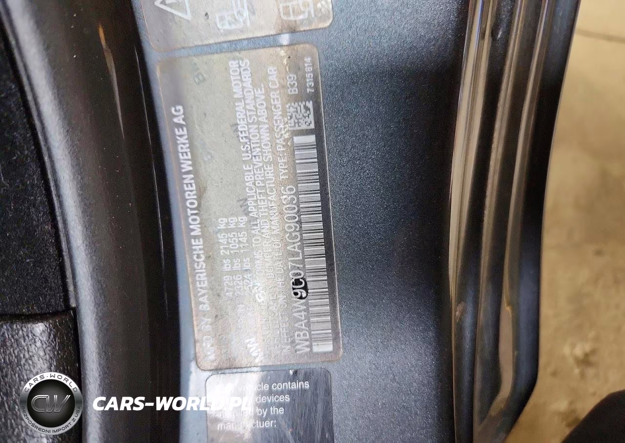 2020 BMW 440Xi VIN:WBA4W9C07LAG90036 - 12
