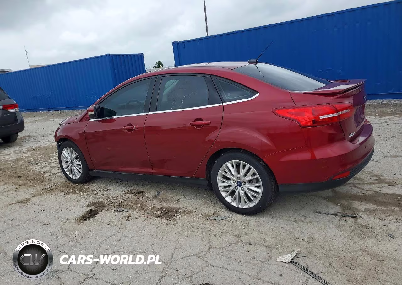 2017 Ford Focus Titanium VIN:1FADP3J21HL295074 - 2