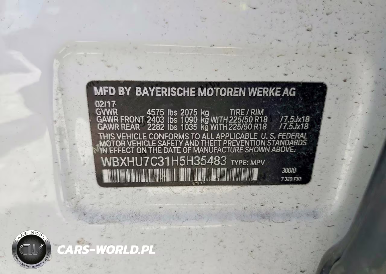 2017 BMW X1 Sdrive28I VIN:WBXHU7C31H5H35483 - 13