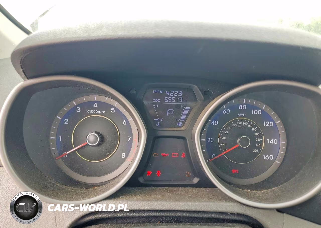 2011 Hyundai Elantra Gls VIN:KMHDH4AE2BU106713 - 9