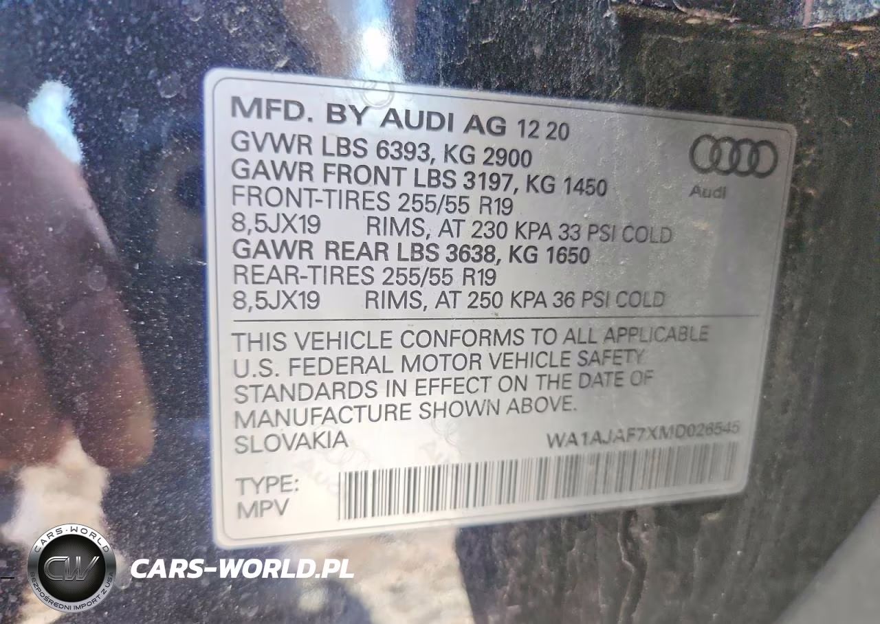 2021 Audi Q7 Premium VIN:WA1AJAF7XMD026545 - 13