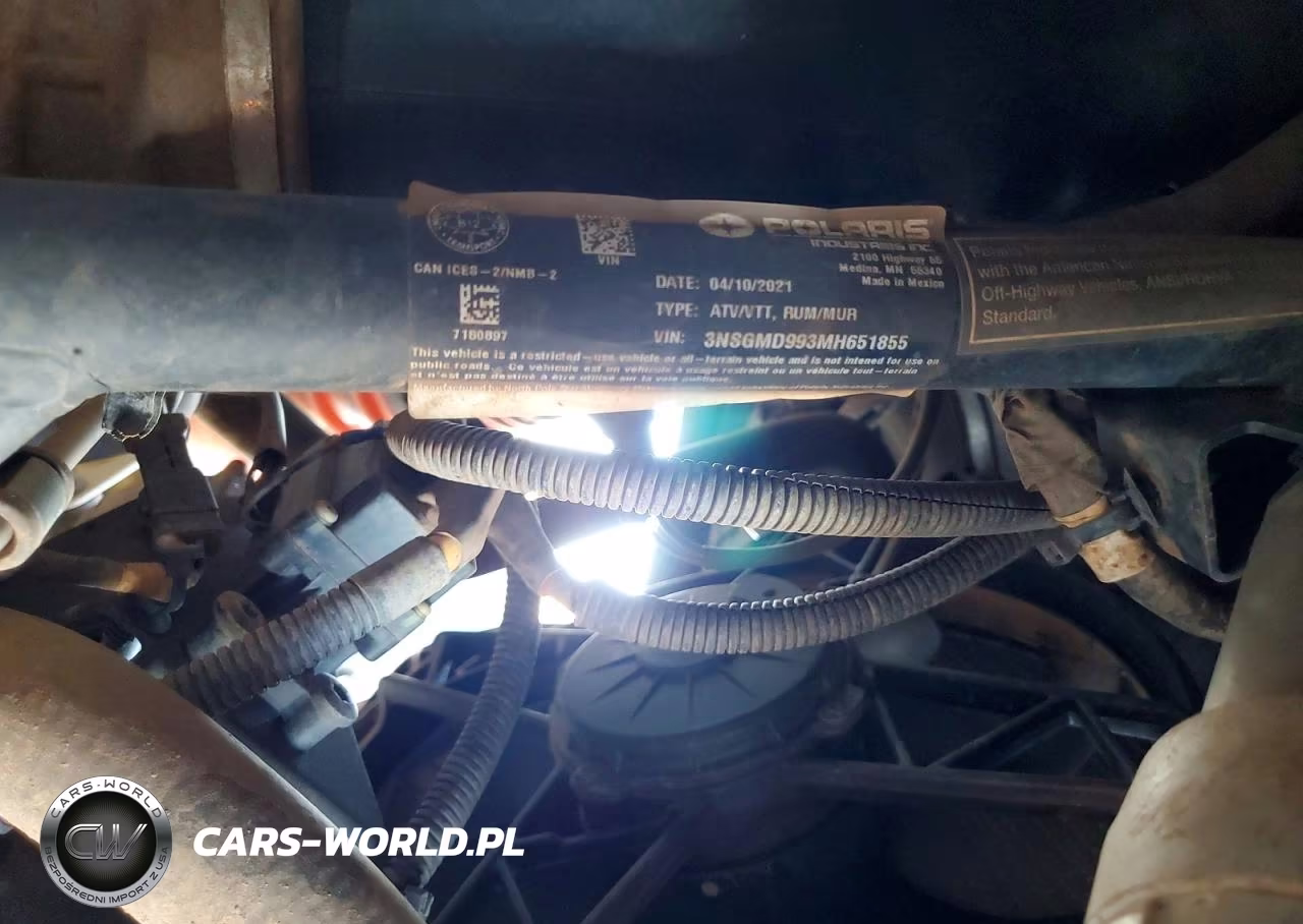 2021 Polaris General Xp Utility Vehicle VIN:3NSGMD993MH651855 - 10