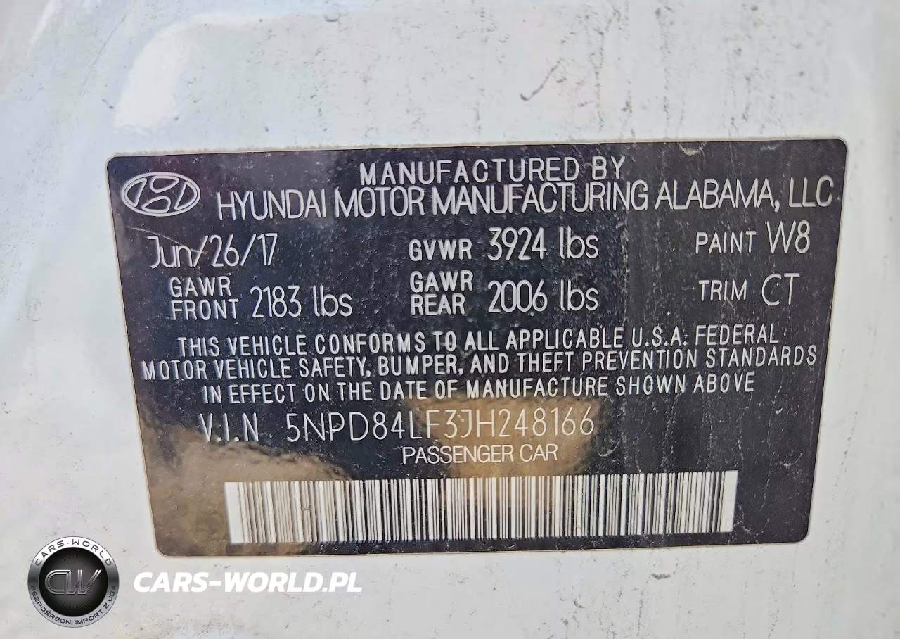 2018 Hyundai Elantra Sel VIN:5NPD84LF3JH248166 - 13