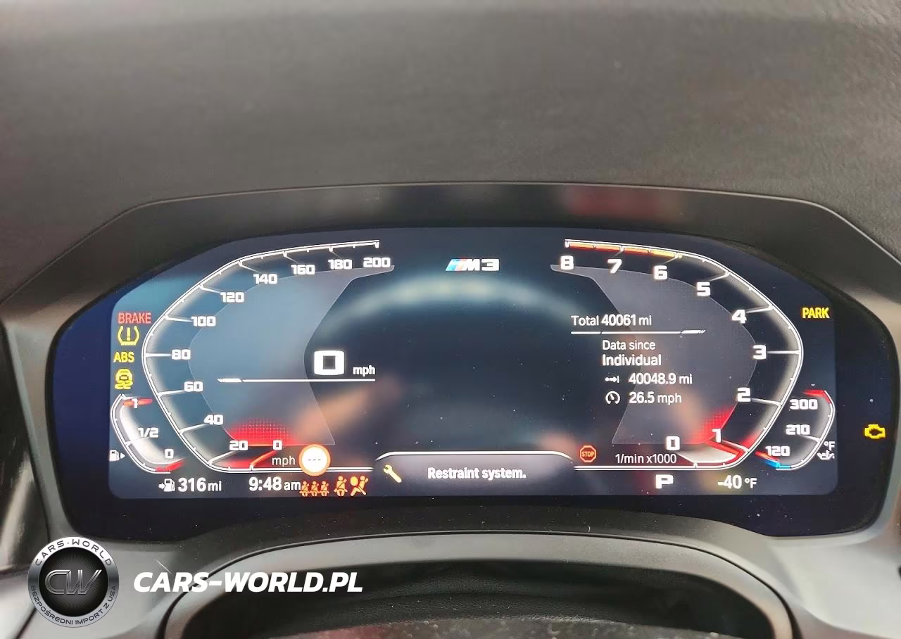 2022 BMW M3 Competition VIN:WBS33AY0XNFM20828 - 9