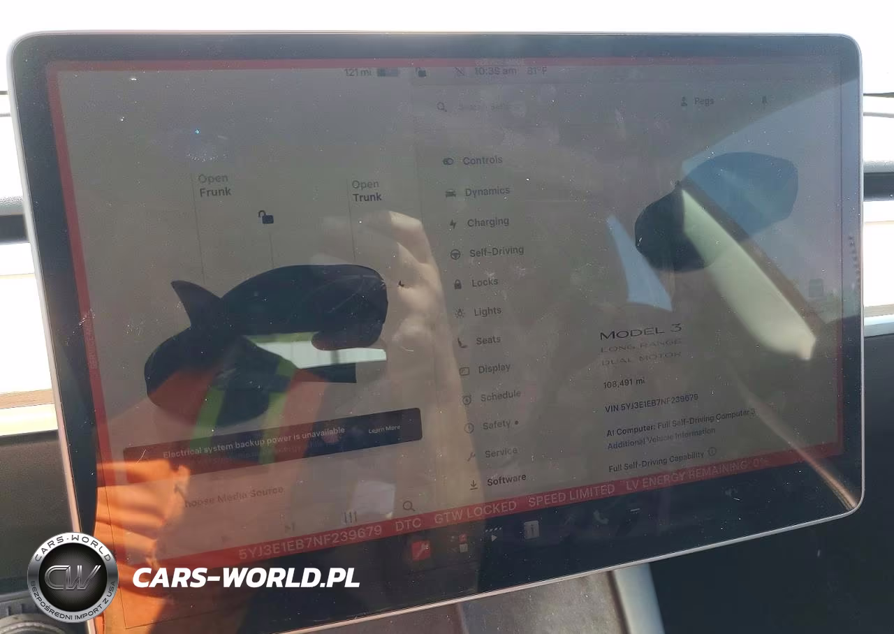 2022 Tesla Model 3 VIN:5YJ3E1EB7NF239679 - 9