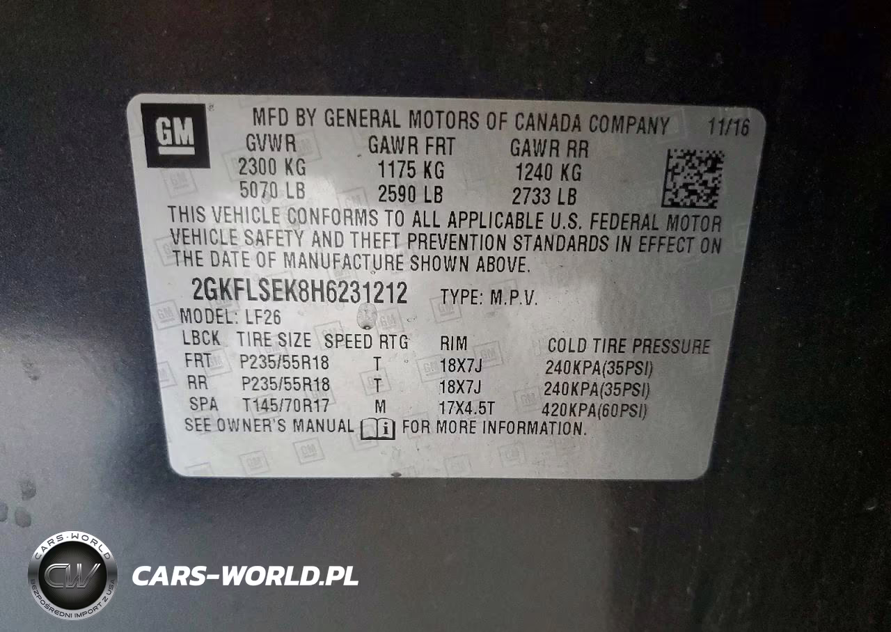 2017 GMC Terrain Sle VIN:2GKFLSEK8H6231212 - 13