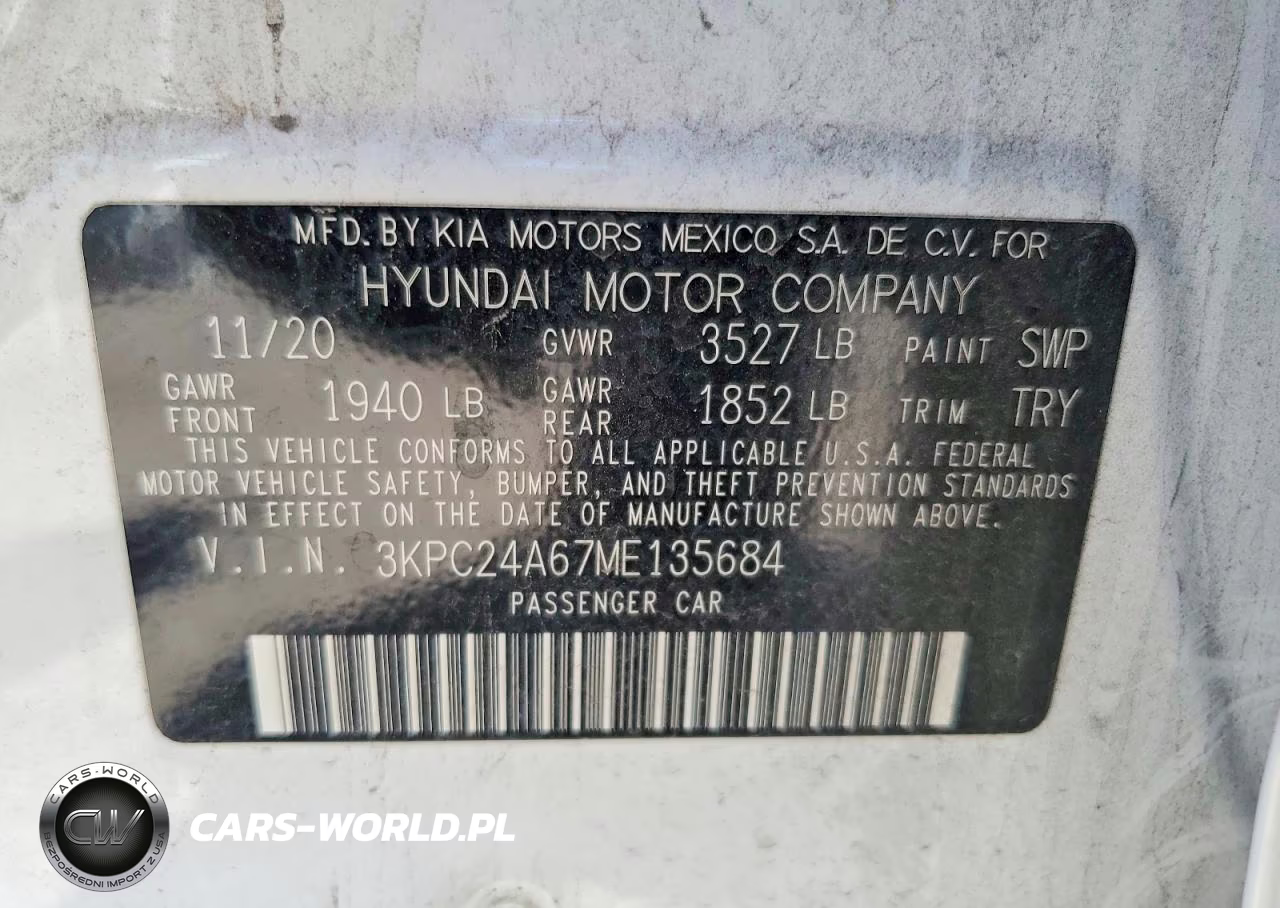 2021 Hyundai Accent Se VIN:3KPC24A67ME135684 - 13