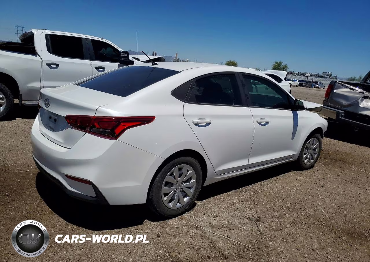 2021 Hyundai Accent Se VIN:3KPC24A67ME135684 - 3
