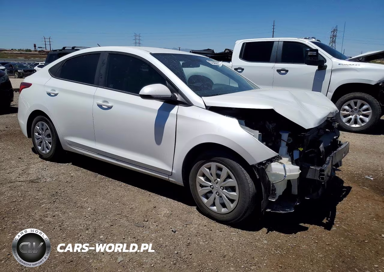 2021 Hyundai Accent Se VIN:3KPC24A67ME135684 - 4