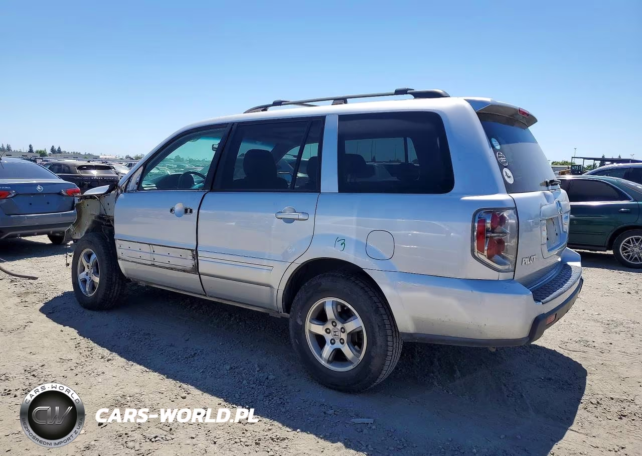 2007 Honda Pilot Exl VIN:2HKYF185X7H530478 - 2