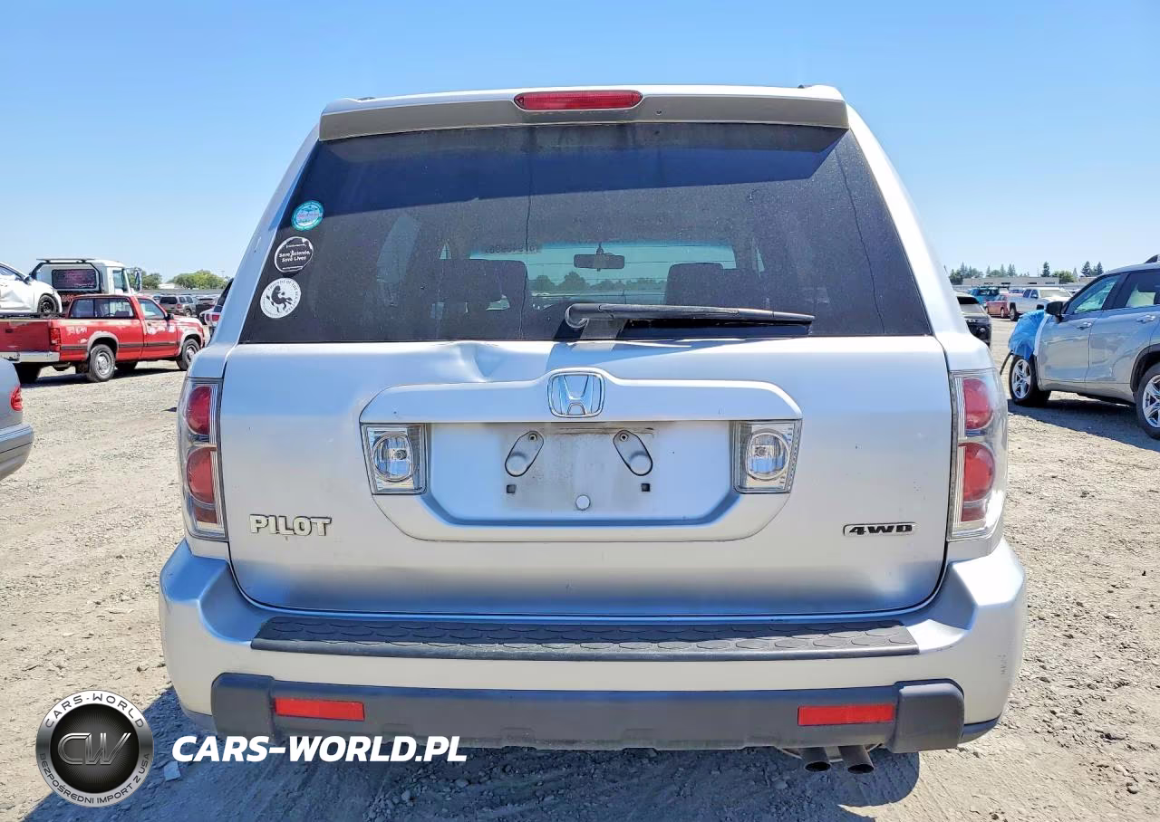 2007 Honda Pilot Exl VIN:2HKYF185X7H530478 - 6