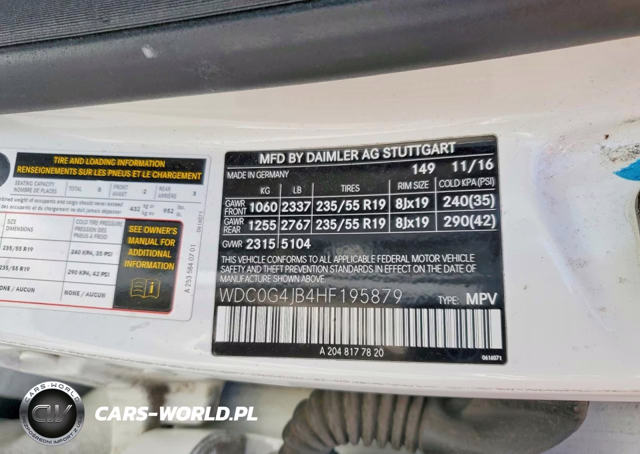 2017 Mercedes-Benz Glc 300 VIN:WDC0G4JB4HF195879 - 13