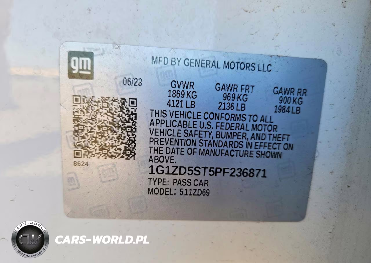 2023 Chevrolet Malibu Lt VIN:1G1ZD5ST5PF236871 - 12