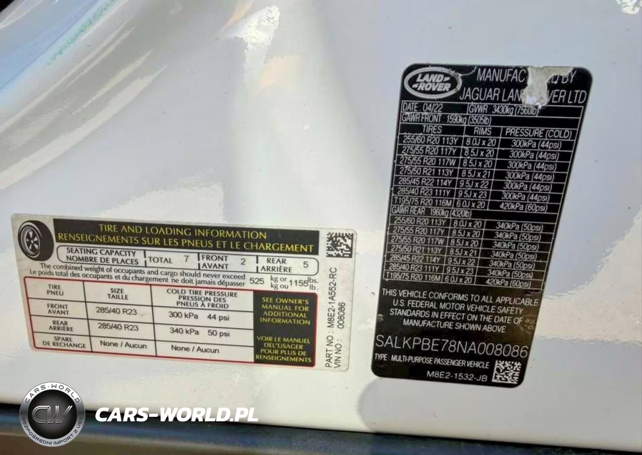 2022 Land Rover Range Rover Se VIN:SALKPBE78NA008086 - 12