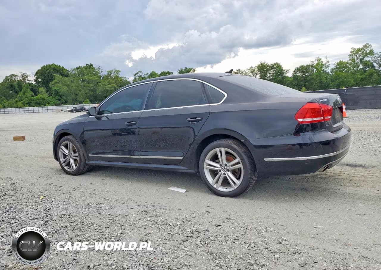 2012 Volkswagen Passat Sel VIN:1VWCN7A38CC003311 - 2