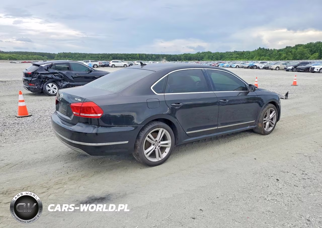 2012 Volkswagen Passat Sel VIN:1VWCN7A38CC003311 - 3