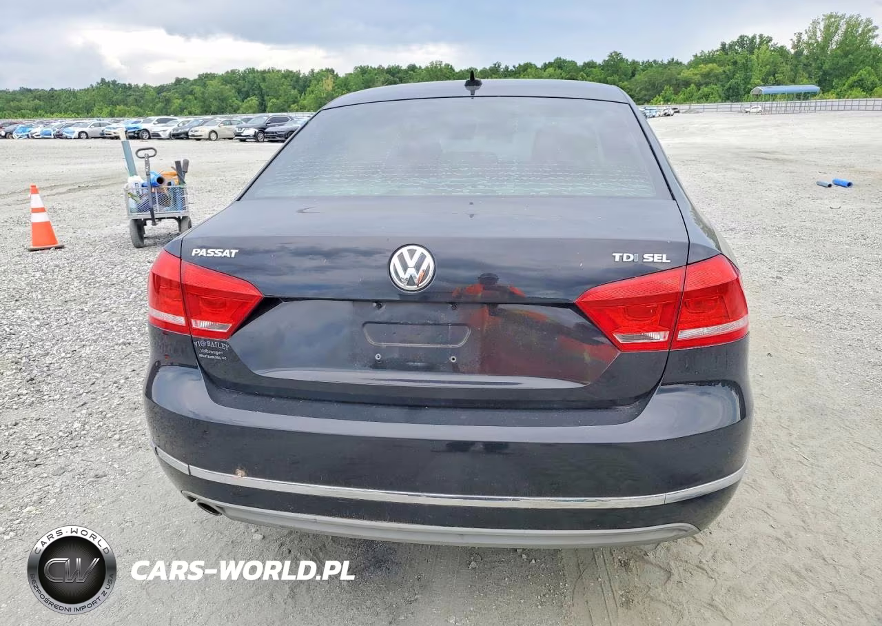 2012 Volkswagen Passat Sel VIN:1VWCN7A38CC003311 - 6