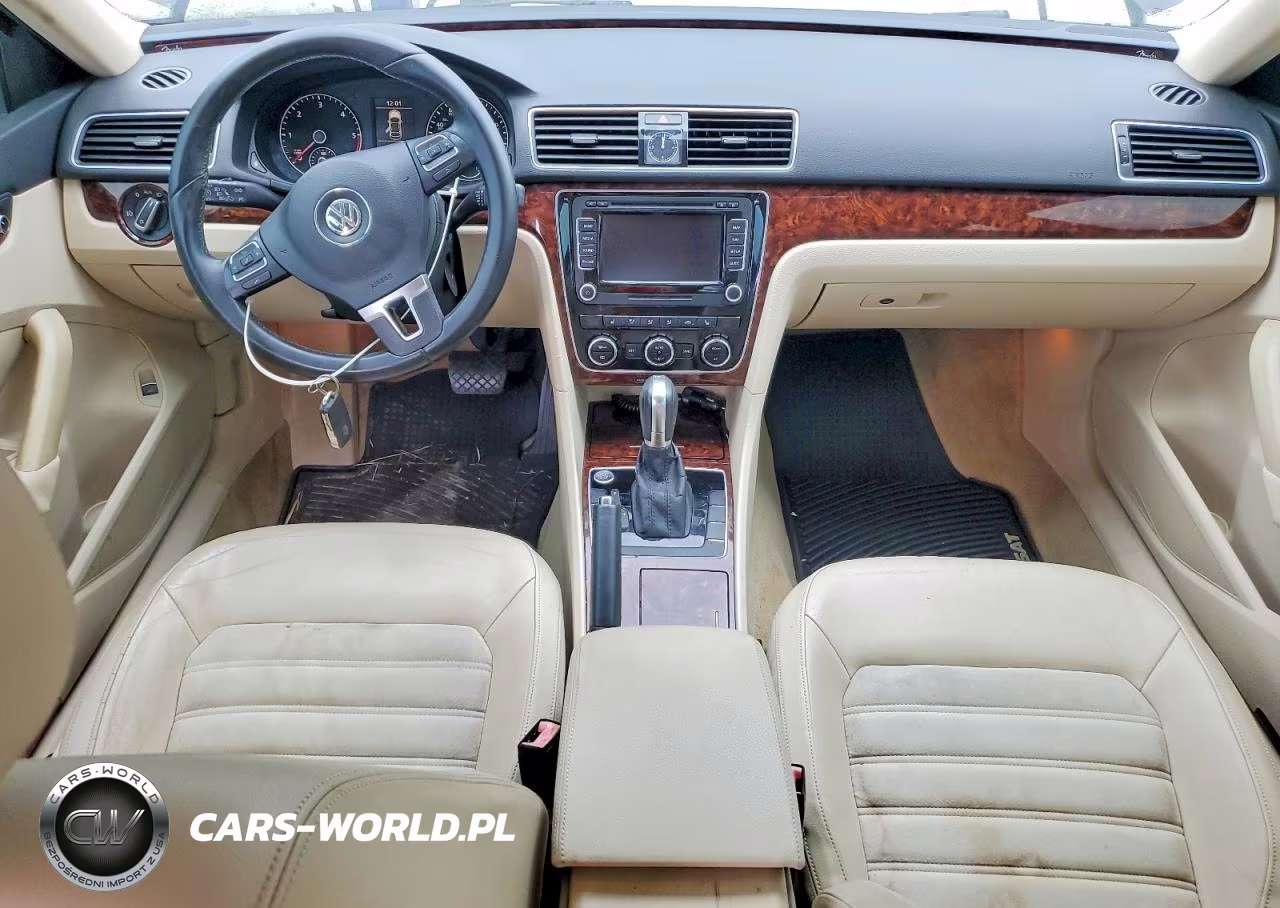 2012 Volkswagen Passat Sel VIN:1VWCN7A38CC003311 - 8