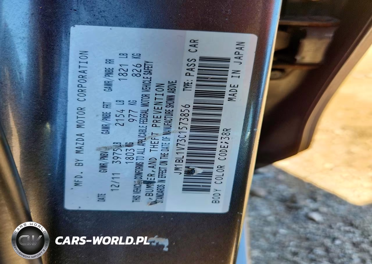 2012 Mazda 3 I VIN:JM1BL1V73C1573856 - 12