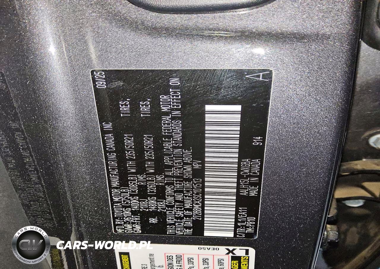 2025 Lexus Rx 350H F Sport Design VIN:2T2BBMCA2SC101513 - 13