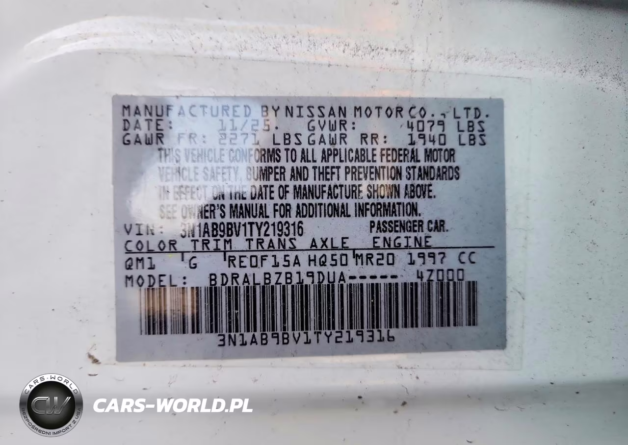 2026 Nissan Sentra S VIN:3N1AB9BV1TY219316 - 13