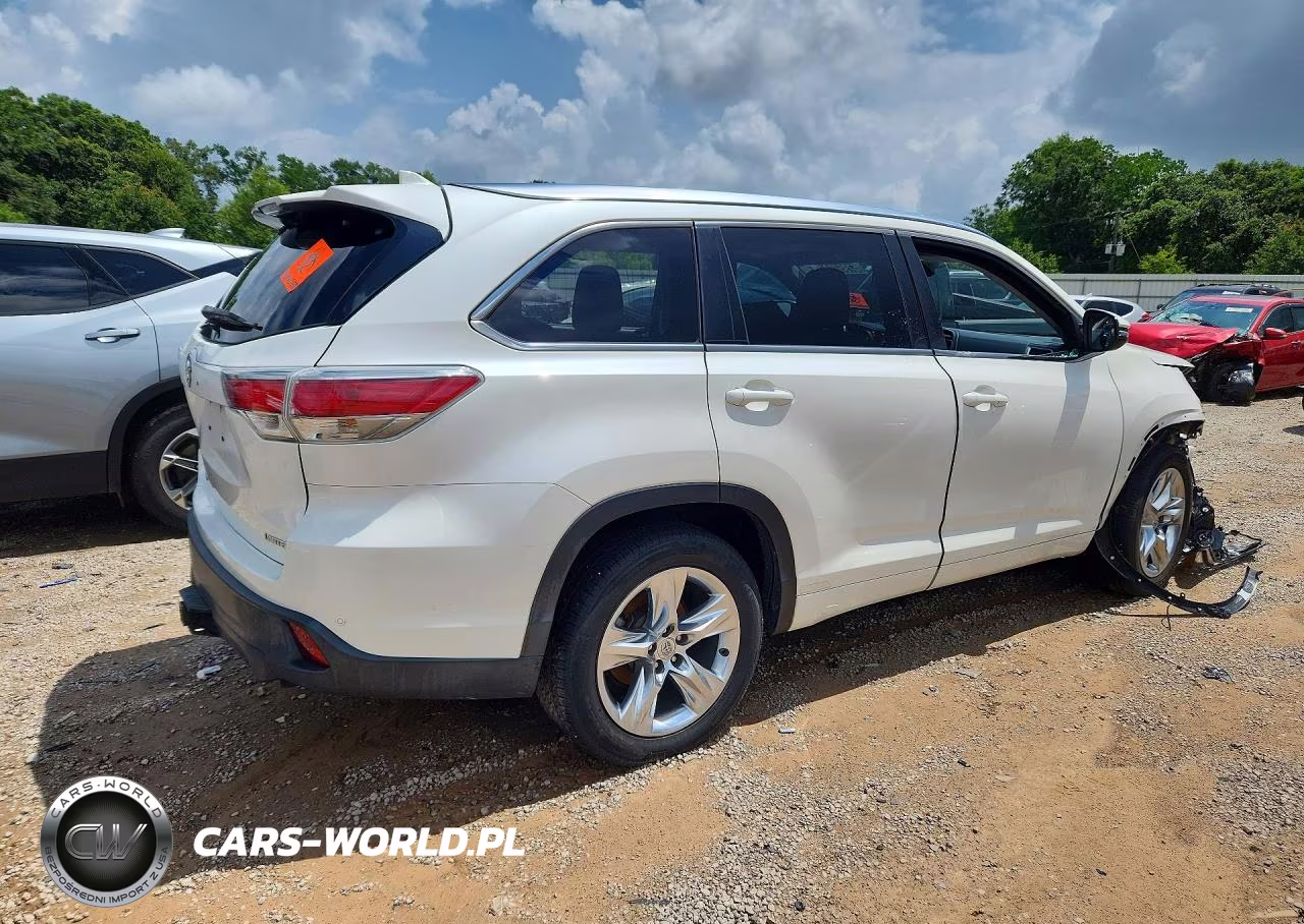 2014 Toyota Highlander Limited VIN:5TDYKRFH1ES013133 - 3