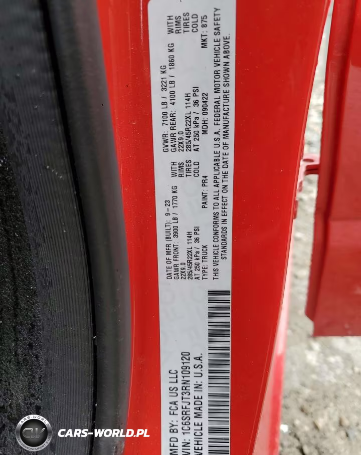 2024 Ram 1500 Laramie VIN:1C6SRFJT3RN109120 - 12