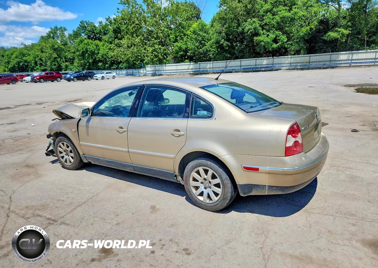 2001 Volkswagen Passat Gls VIN:WVWPD63B51P130836 - 2