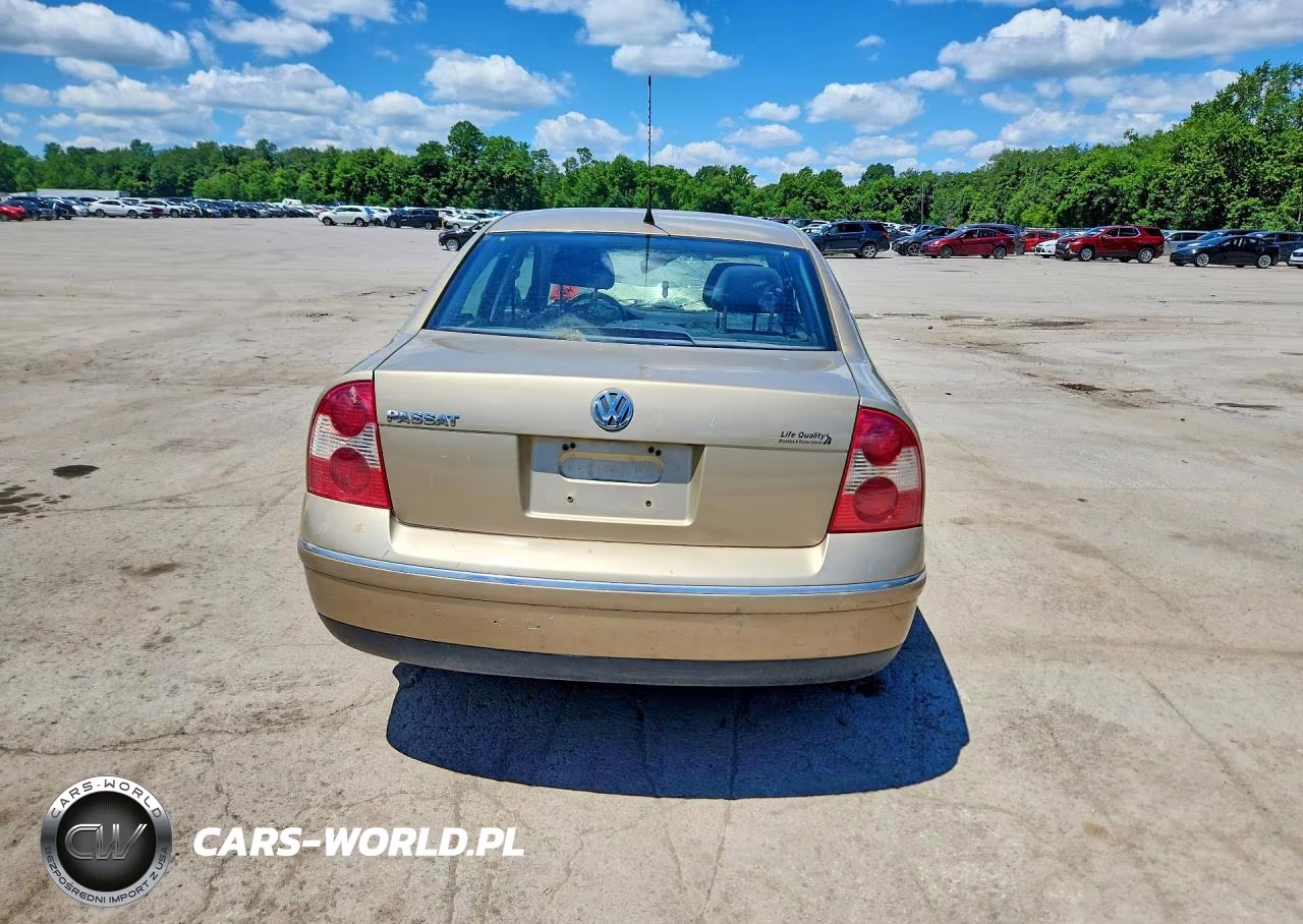2001 Volkswagen Passat Gls VIN:WVWPD63B51P130836 - 6