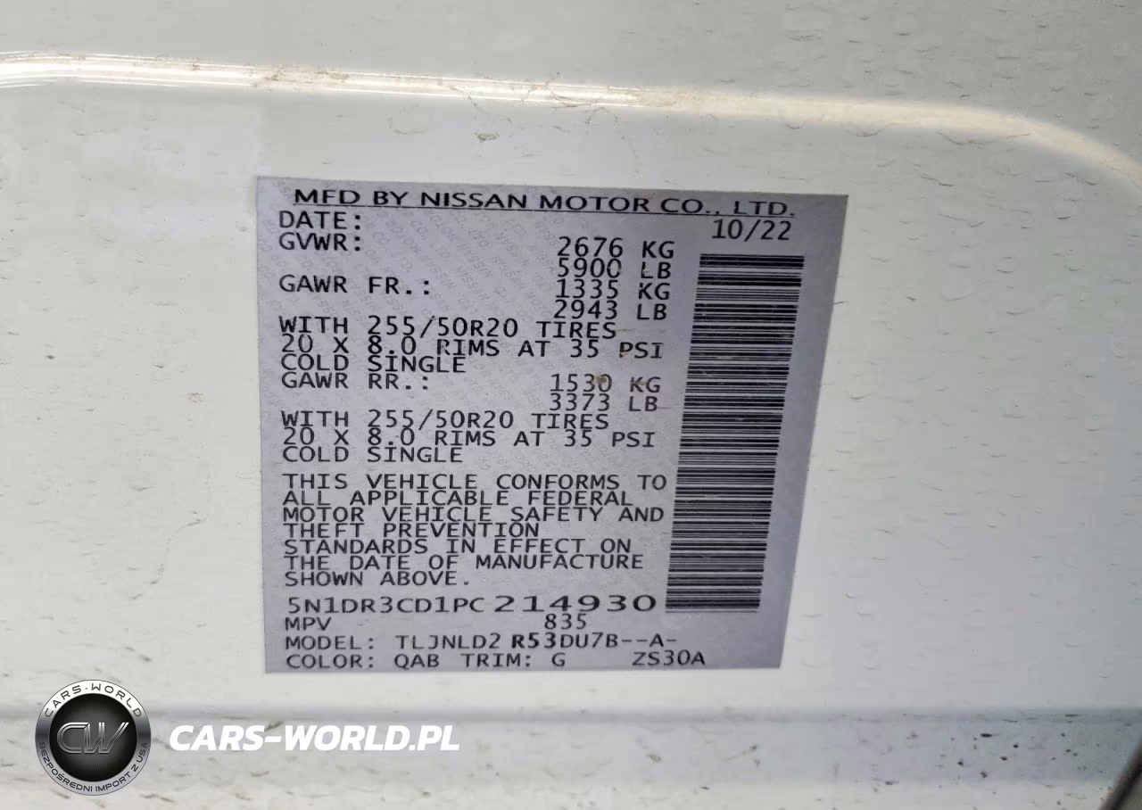 2023 Nissan Pathfinder Sl VIN:5N1DR3CD1PC214930 - 14
