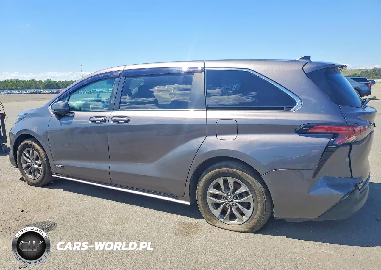 2021 Toyota Sienna Le VIN:5TDKRKEC2MS015129 - 2