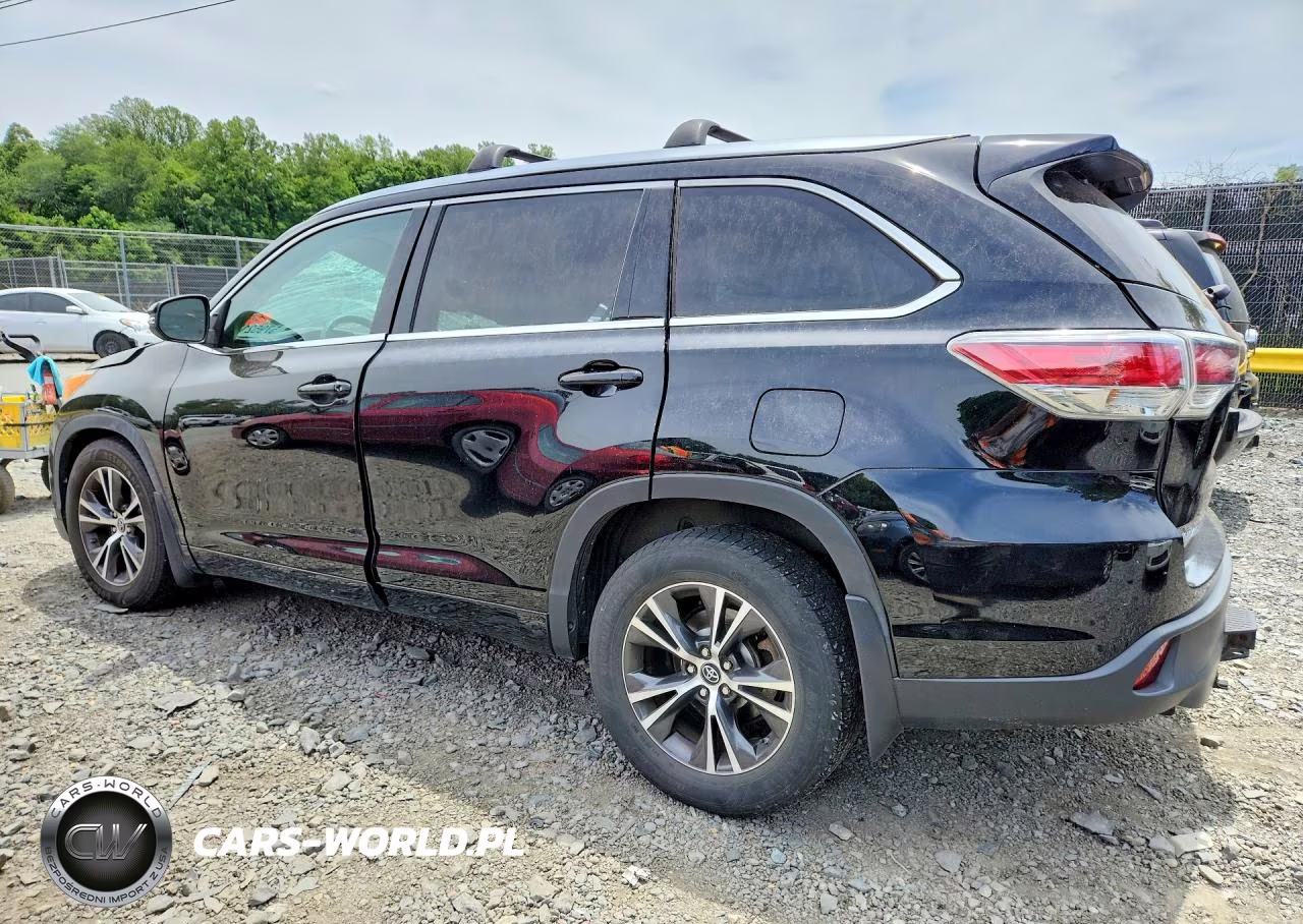 2016 Toyota Highlander Xle VIN:5TDJKRFH2GS500281 - 2