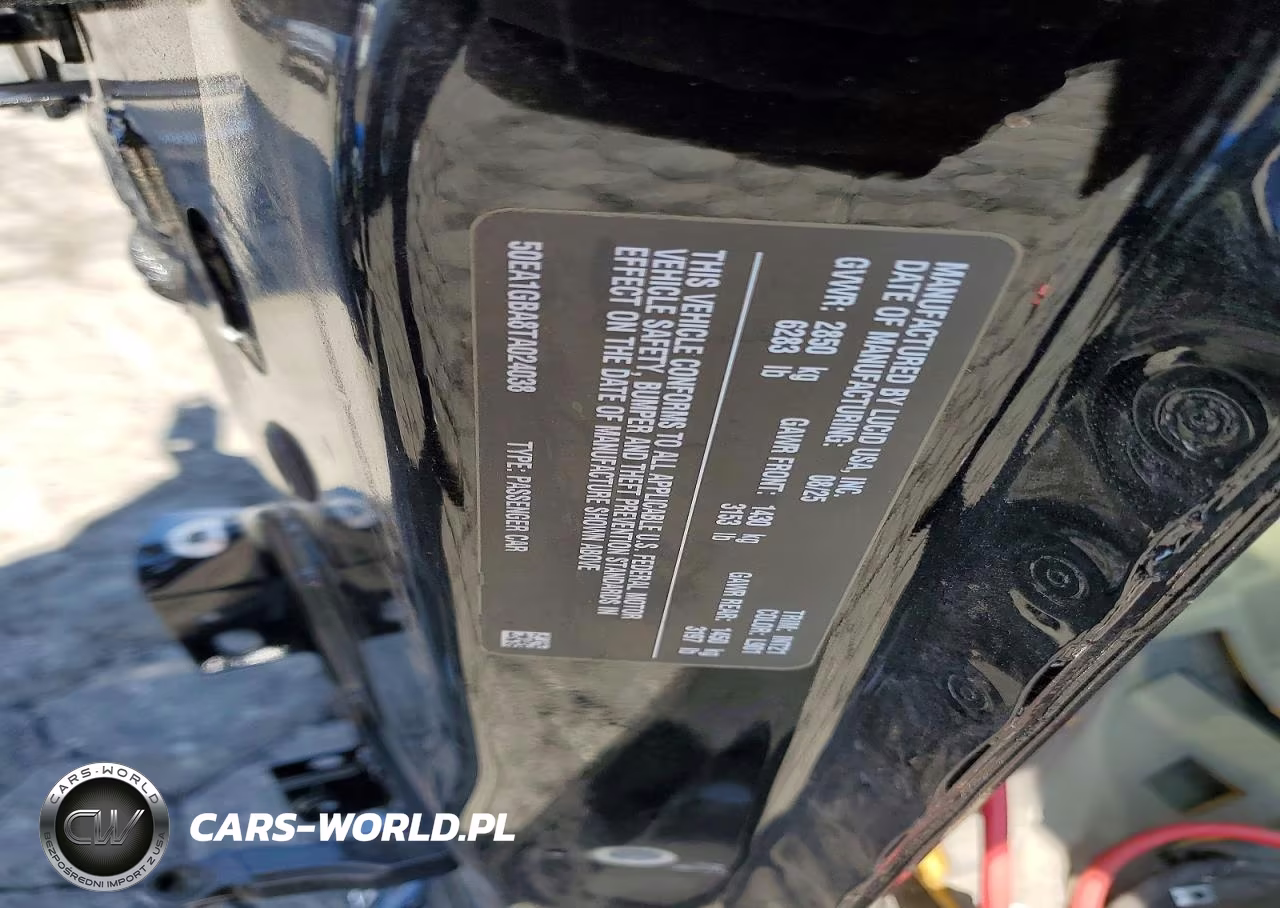 2026 Lucid Motors Air Grand Touring VIN:50EA1GBA8TA024038 - 12