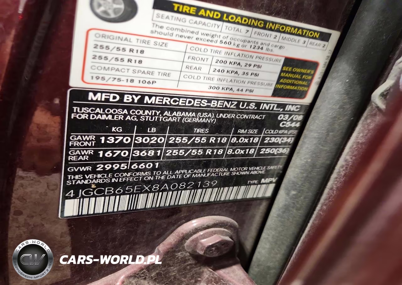 2008 Mercedes-Benz R 350 VIN:4JGCB65EX8A082139 - 13