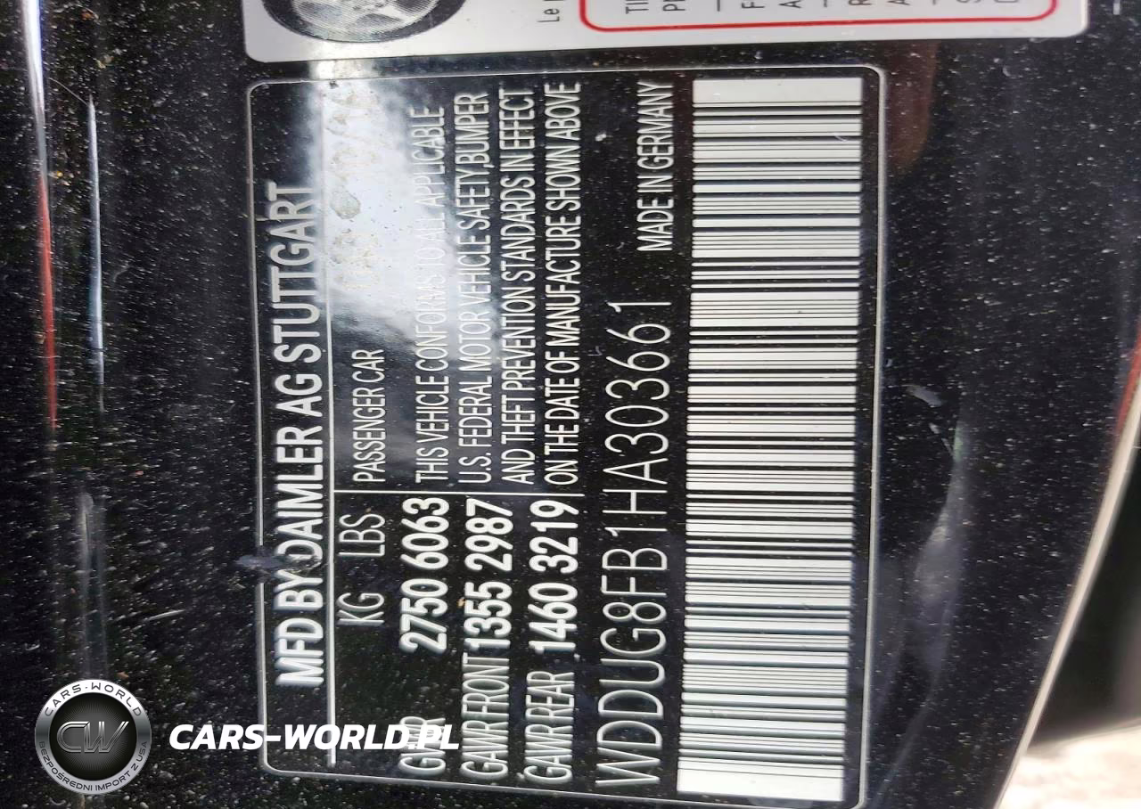 2017 Mercedes-Benz S 550 4Matic VIN:WDDUG8FB1HA303661 - 12