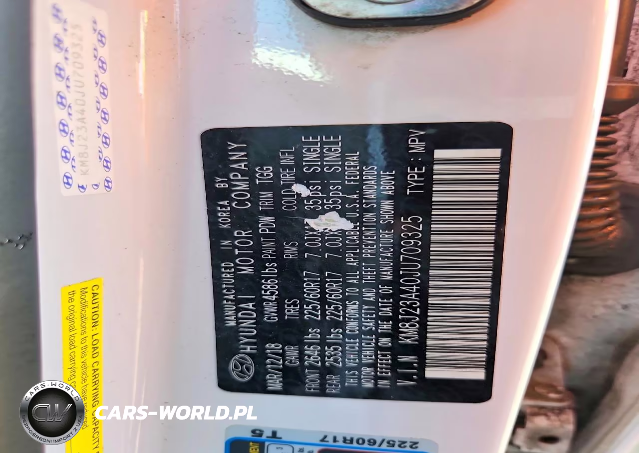 2018 Hyundai Tucson Se VIN:KM8J23A40JU709325 - 13