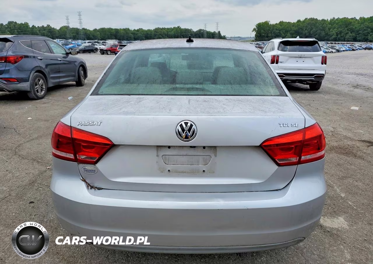 2012 Volkswagen Passat Se VIN:1VWBN7A34CC066322 - 6