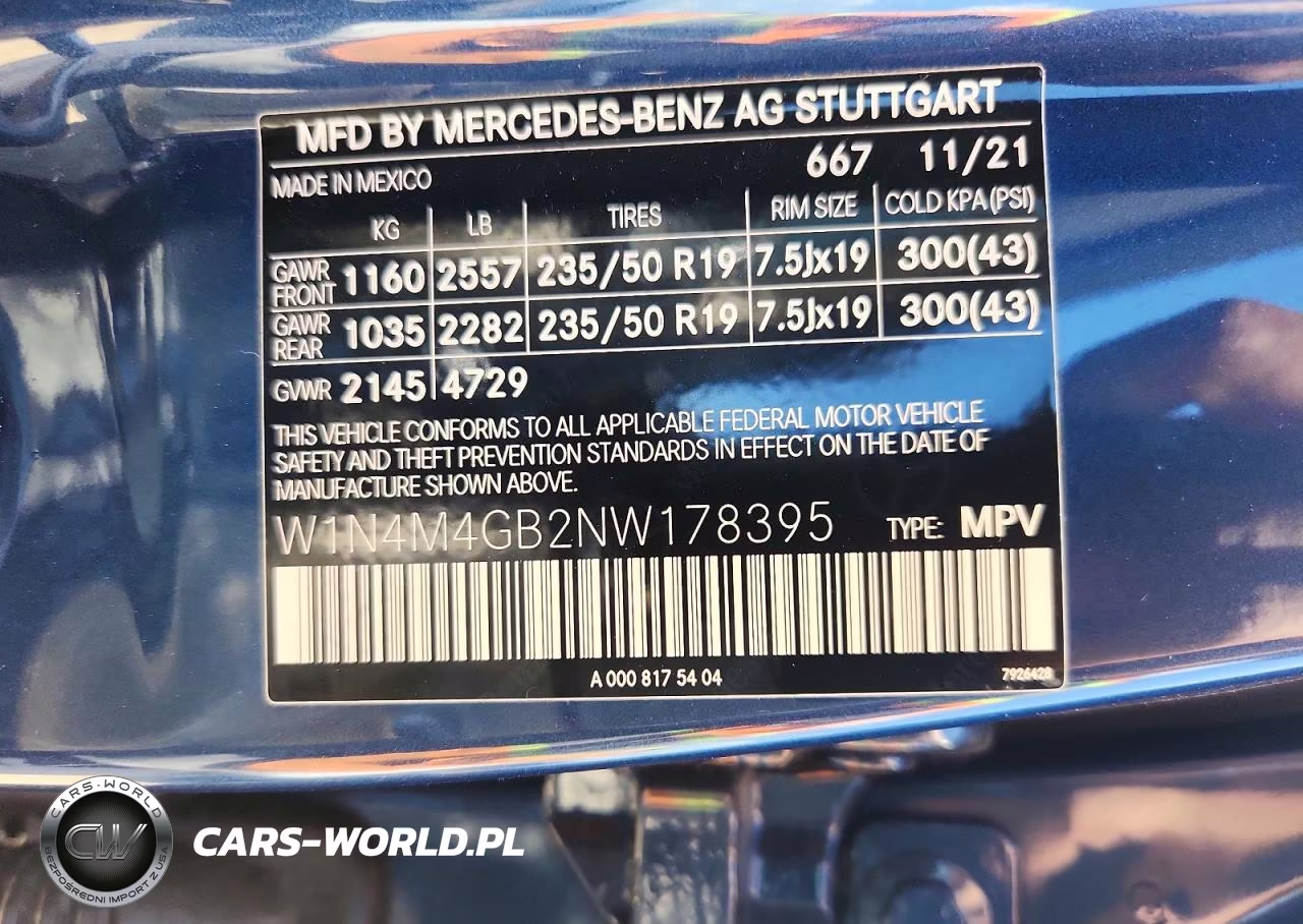 2022 Mercedes-Benz Glb 250 VIN:W1N4M4GB2NW178395 - 13