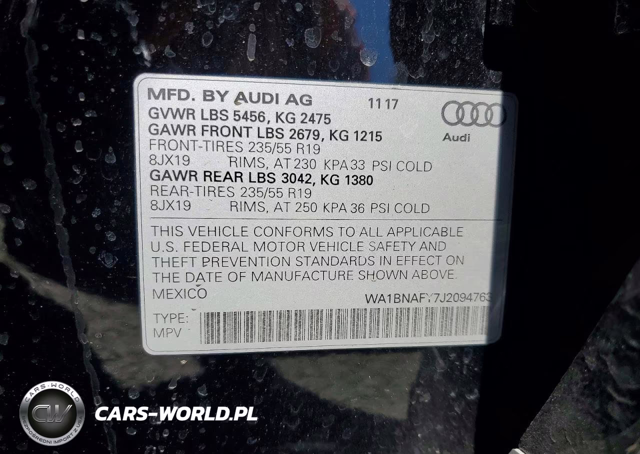 2018 Audi Q5 Premium Plus VIN:WA1BNAFY7J2094763 - 13