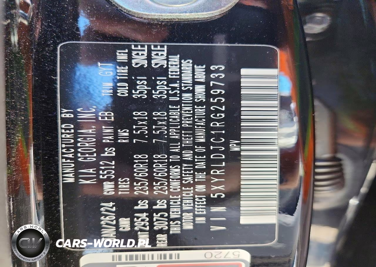 2024 Kia Sorento S VIN:5XYRLDJC1RG259733 - 14
