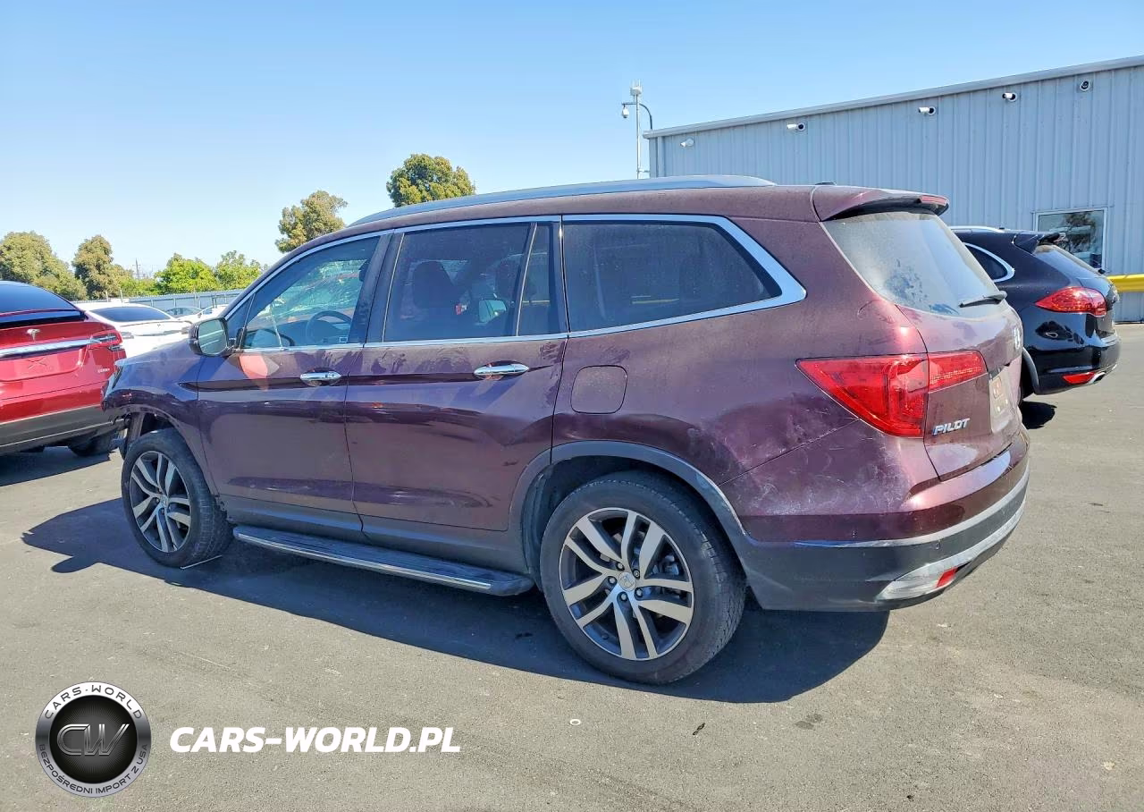 2017 Honda Pilot Elite VIN:5FNYF6H09HB065483 - 2