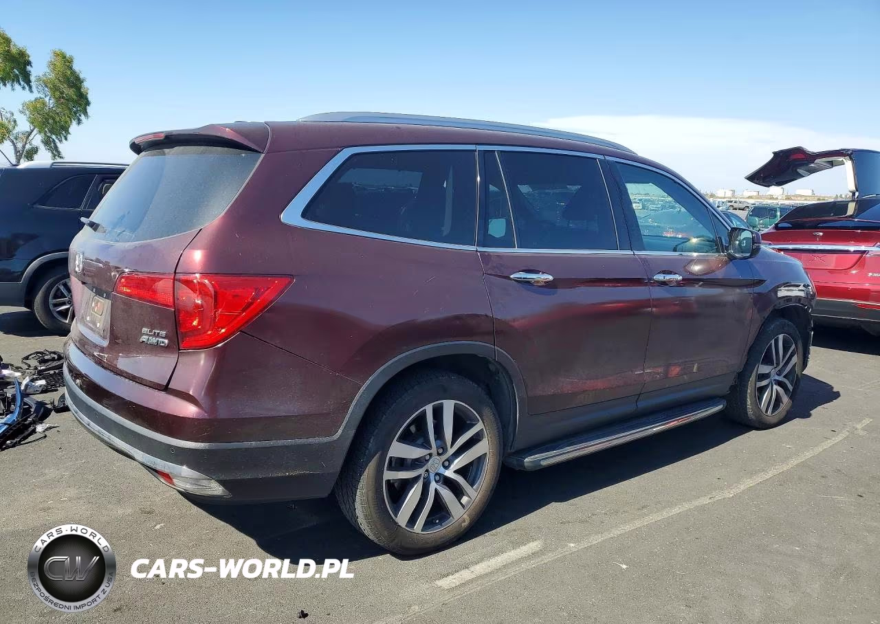 2017 Honda Pilot Elite VIN:5FNYF6H09HB065483 - 3