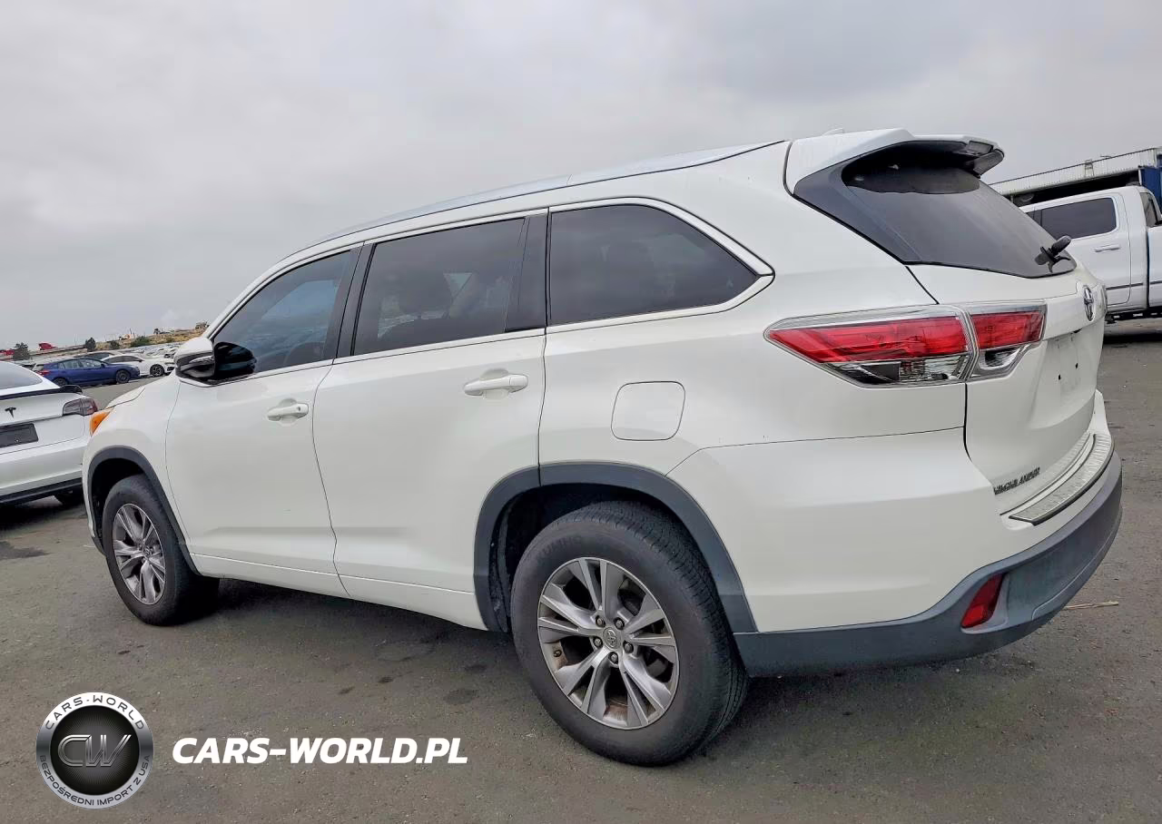 2014 Toyota Highlander Xle VIN:5TDKKRFH6ES027308 - 2